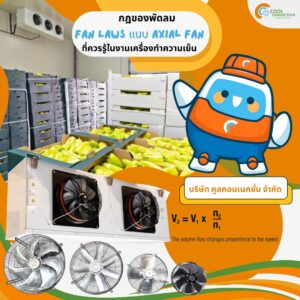กฏของพัดลมfanlawsแบบaxialfan